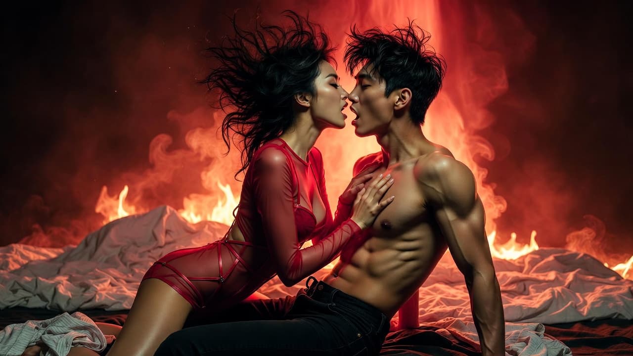 뜨겁고 열정적인 붉은 분위기